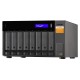 Полка расширения сетевого хранилища без дисков/ SMB QNAP TL-D800S SATA expansion enclosure, 8-tray 3,5"/2,5" w/o HDD. 2xSFF-8088, hardware RAID support, desktop version.