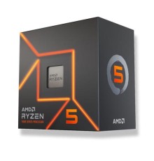 Процессор CPU AMD Ryzen 5 7400F, 6/12, 3.7-4.7GHz, 384KB/6MB/32MB, AM5, 65W, OEM, 1 year