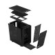 Корпус ПК без блока питания/ Case Fractal Design Meshify 2 Mini TG Dark Tint, Mini-Tower, 1x120mm + 1x140mm, 2xUSB-A 3.2 + 1xUSB 3.2 Type-C mATX, mITX, mDTX Black