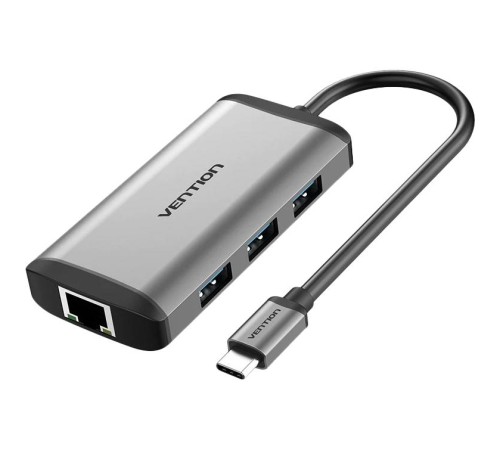 Мультифункциональный хаб Vention USB Type C 6 в 1 Мультифункциональный хаб Vention USB Type C 6 в 1