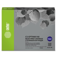 -/ Картридж струйный Cactus CS-EPT908140 T9081 черный (130мл) для Epson WorkForce WF-6090DW/WF-6590DWF