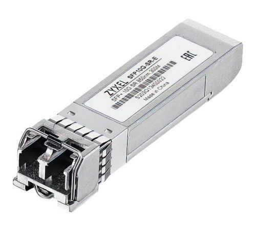 Трансивер/ ZYXEL SFP10G-SR-E (pack of 10 pcs), SFP transceiver multi mode, SFP +, Duplex LC, 850nm, 300 m Трансивер/ ZYXEL SFP10G-SR-E (pack of 10 pcs), SFP transceiver multi mode, SFP +, Duplex LC, 850nm, 300 m