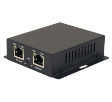 Удлинитель Ethernet+PoE / коммутатор OSNOVO SW-8030/D PoE удлинитель/ коммутатор Gigabit Ethernet на 3 RJ45 порта. Порты: 2 х GE (10/100/1000 Base-T) с поддержкой PoE (до 28W) + 1 x GE (10/100/1000 Base-T) Uplink с поддержкой питания по