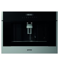 Встраиваемая кофемашина GORENJE/ Автоматическая кофемашина, Материал: Нержавеющая сталь, Максимальная мощность: 1350 Вт, Габаритные размеры (вхшхг): 45,5 × 59,5 × 38,1 см, Вес (брутто/нетто): 27,2 / 22,6 кг