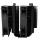 Кулер для процессора/ CPU Cooler Thermalright Phantom Spirit 120 SE Black (4-pin PWM, 154mm, Ni/Cu, 7x6mm, 2x120mm, 66.17CFM, 25.6dBA, 1500RPM, S: 1200, 1700, 1851, 115X, AM4, AM5, silver, black)