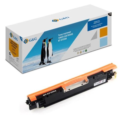 Картридж Cartridge G&G 130A для HP CLJ Pro M176/M177 с чипом 1 300 стр. черный аналог CF350A  гарантия 36 мес.