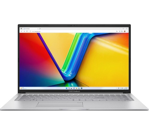 Ноутбук/ ASUS X1704VA-AU397 17.3"(1920x1080 (матовый) IPS)/Intel Core i5 1335U(1.3Ghz)/16384Mb/1024PCISSDGb/noDVD/Int:Intel Iris Xe Graphics/Cam/BT/WiFi/50WHr/war 1y/2.1kg/Cool Silver/DOS Ноутбук/ ASUS X1704VA-AU397 17.3"(1920x1080 (матовый) IPS)/Intel Core i5 1335U(1.3Ghz)/16384Mb/1024PCISSDGb/noDVD/Int:Intel Iris Xe Graphics/Cam/BT/WiFi/50WHr/war 1y/2.1kg/Cool Silver/DOS