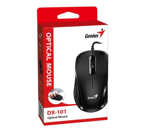 Мышь DX-101, USB, чёрный (Мятая упаковка) Мышь DX-101, USB, чёрный (Мятая упаковка)
