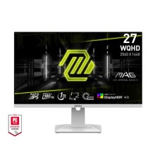 Монитор MSI MAG 274QRFW X32 27" 16:9 WQHD(2560x1440) Rapid IPS Flat, DisplayHDR 400, 0,5ms, 1000:1, 100M:1, 300nits, 2xHDMI 2.0b, DP 1.4a, Tilt, Swivel, Height,Pivot,VESA,320Hz,White,1y w-ty