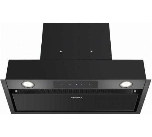 ВЫТЯЖКА MAUNFELD FANTASY LIGHT 60 Black/ ширина 600 мм, полновстраиваемая, сенсорное управление, 3 скорости, 800 м3/ч, 40 дБ, светодиодное LED освещение, опция: угольный фильтр CF190C, черный цвет