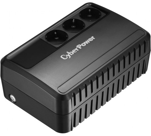 ИБП CyberPower BU600E, Line-Interactive, 600VA/360W, 3 Schuko розетки, Black, 0.28х0.14х0.23м., 4.4кг./ UPS Line-Interactive CyberPower BU600E 600VA/360W (3 EURO)
