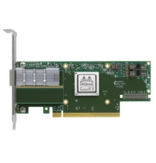 Сетевая карта Infiniband/ CX653105A ConnectX®-6 VPI adapter card, HDR IB (200Gb/s) and 200GbE, single-port QSFP56, PCIe4.0 x16, tall bracket, single pack