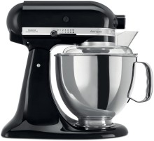 Миксер KitchenAid Настольный миксер с откидным блоком  Artisan 4.8 л, черный