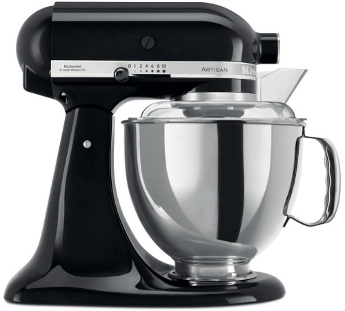 Миксер KitchenAid Настольный миксер с откидным блоком Artisan 4.8 л, черный Миксер KitchenAid Настольный миксер с откидным блоком Artisan 4.8 л, черный