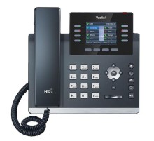 телефон YEALINK SIP-T44W, 12 аккаунтов, 2 порта USB, Wi-Fi, цветной экран 2.8", BLF, PoE, GigE, без БП, шт