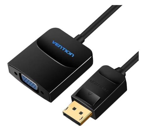Адаптер-переходник Vention DisplayPort 20M > VGA 15F Адаптер-переходник Vention DisplayPort 20M > VGA 15F