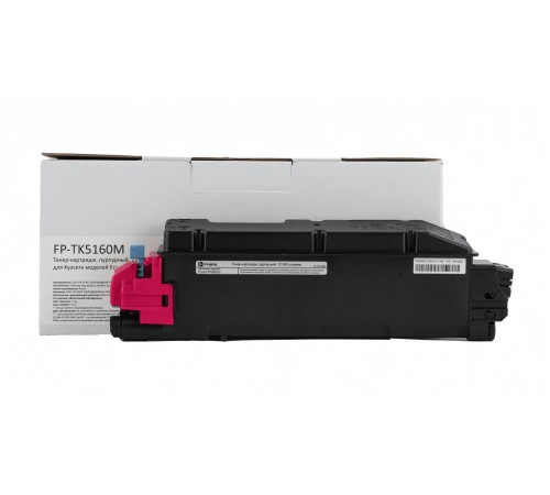 Тонер-картридж F+ imaging, пурпурный, 12 000 страниц, для Kyocera моделей Ecosys P7040cdn (аналог TK-5160M /1T02NTBNL0), FP-TK5160M (Вскрытая упаковка)