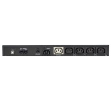 Источник бесперебойного питания Powercom King Pro RM, Line-Interactive, 1000VA/800W, Rack mount 1U, 5*IEC320-C13 (1 surge & 4 batt), USB, LCD, black (1152593) (существенное повреждение коробки)