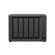 Система хранения данных Synology QC 2,2GhzCPU/8Gb(32)/RAID0,1,10,5,6/ 5HP HDD SATA(3.5', 2.5')upto 15 HDD (2xDX525)/2xM.2/2xUSB3.2/2x2.5GbE/iSCSI/(1xExp.)/1xPS/1YW repl DS1522+