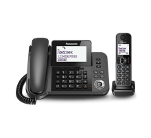 Беспроводной телефон DECT Panasonic KX-TGF310RUM серый металлик