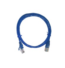 Патч-корд UTP4 cat 5e 1,0м ВС LSZH синий литой коннектор Netko Optima N.BC.UTP.5e-1.0m-5-lszh (67606)