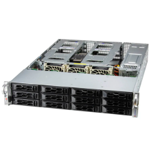 Серверная платформа Supermicro SuperServer 2U 521C-NR noCPU(1) 4th/5th Gen(MCC Carrier)/ noDIMM(16)/ 12x3,5