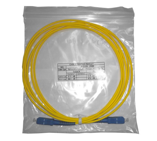 Патч-корд оптический Netko N-S-1-A-SC-SC-3M-lszh (57829)