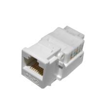 Модуль Keystone неэкранированный RJ45 cat.5e, 90° без инструмента белый Netko Expert CKC KJ15-CE-US/WH (54435)