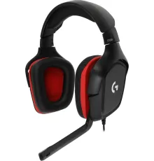 Наушники с микрофоном Logitech G331 черный/красный 2м мониторные оголовье (981-000758) (id 27645)