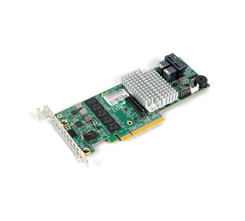 Контроллер SuperMicro AOC-S3108L-H8IR-16DD Broadcom 3108 12Gb/s 8-port SAS Internal RAID Adapter supports up to 16 HDD RAID (0/1/5/6/10/50/60) 2GB cache (id 32924)