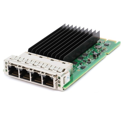 Сетевая карта Intel X710-T4L Quad Port 10GbE Base-T, PCI-E 3.0 x8 OCP 3.0 Version 2, Network Adapter (XC0M4) (540-BFDQ) (id 23242)