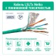 Кабель F/UTP 4 (FTP4) cat.5e пары 24 AWG BC экранированный 305м нг(А)-LSLTx зеленый; одножильный FLUKE TEST Netko Expert СКС FTP-11362.05E.9B (60025)