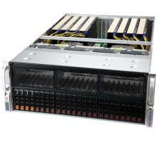 Серверная платформа Supermicro GPU A+ 4U Server 4125GS-TNRT noCPU(2)9004 EPYC/TDP 400W/no DIMM(24) only DDR5/SATARAID HDD(2)SFF NVMe(4)SFF/2x10Gbe/support up to 8 double/Single width GPU/4x2000W (id 31280)