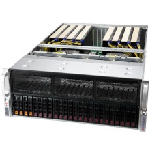 Серверная платформа Supermicro GPU A+ 4U Server 4125GS-TNRT noCPU(2)9004 EPYC/TDP 400W/no DIMM(24) only DDR5/SATARAID HDD(2)SFF NVMe(4)SFF/2x10Gbe/support up to 8 double/Single width GPU/4x2000W (id 31280)