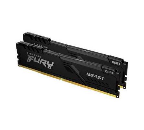 Оперативная память 32Gb DDR4 2666MHz Kingston Fury Beast Black KF426C16BBK2/32 Оперативная память 32Gb DDR4 2666MHz Kingston Fury Beast Black KF426C16BBK2/32