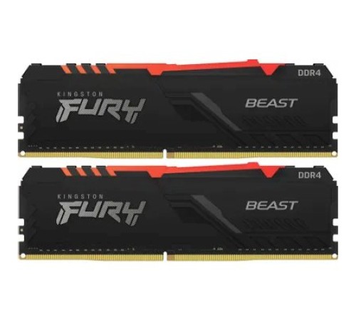 Оперативная память Kingston Fury Beast RGB KF426C16BB2AK2/32
