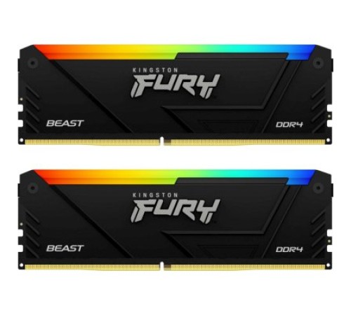 Оперативная память Kingston Fury Beast RGB KF426C16BB2AK2/64