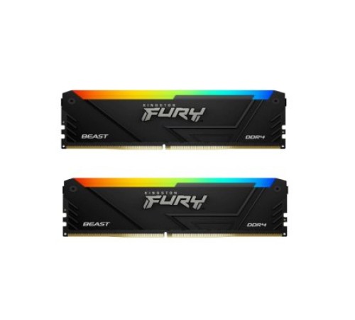 Оперативная память Kingston Fury Beast RGB KF432C16BB2AK2/32