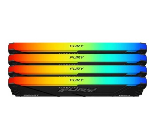 Оперативная память Kingston Fury Beast RGB KF432C16BB2AK4/128