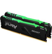 Оперативная память Kingston Fury Beast RGB KF432C16BBAK2/32