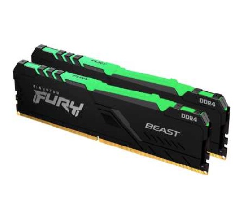 Оперативная память Kingston Fury Beast RGB KF432C16BBAK2/32