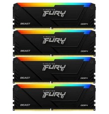 Оперативная память Kingston Fury Beast RGB KF436C17BB2AK4/32