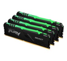 Оперативная память Kingston Fury Beast RGB KF436C17BBAK4/32