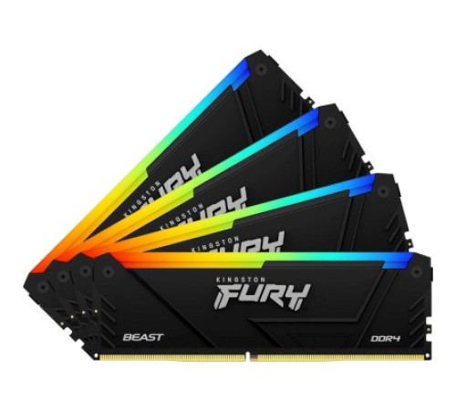 Оперативная память Kingston Fury Beast RGB KF436C18BB2AK4/128