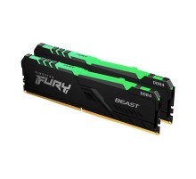 Оперативная память Kingston Fury Beast RGB KF436C18BBAK2/64