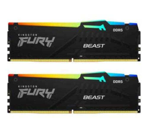Оперативная память Kingston Fury Beast RGB KF548C38BBAK2-64