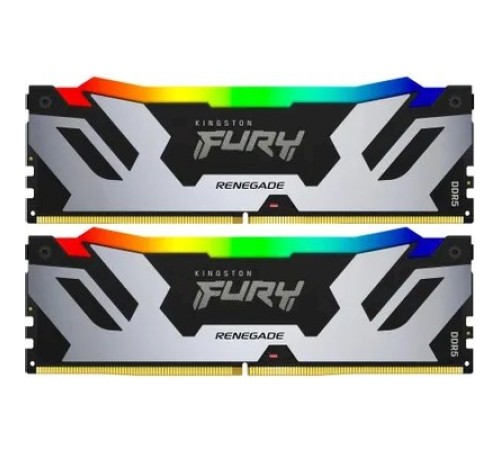 Оперативная память Kingston Fury Renegade Silver/Black RGB KF560C32RSAK2-96