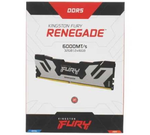 Оперативная память 32Gb DDR5 6000MHz Kingston Fury Renegade KF560C32RSK2-32 Оперативная память 32Gb DDR5 6000MHz Kingston Fury Renegade KF560C32RSK2-32