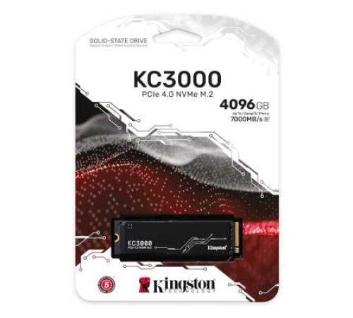 SSD диск Kingston KC3000 4Tb SKC3000D/4096G