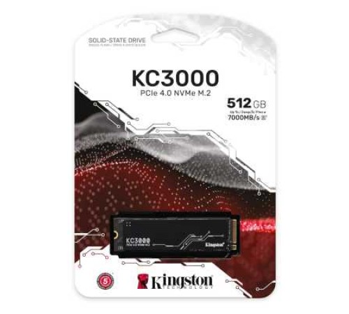 SSD диск Kingston KC3000 512Gb SKC3000S/512G